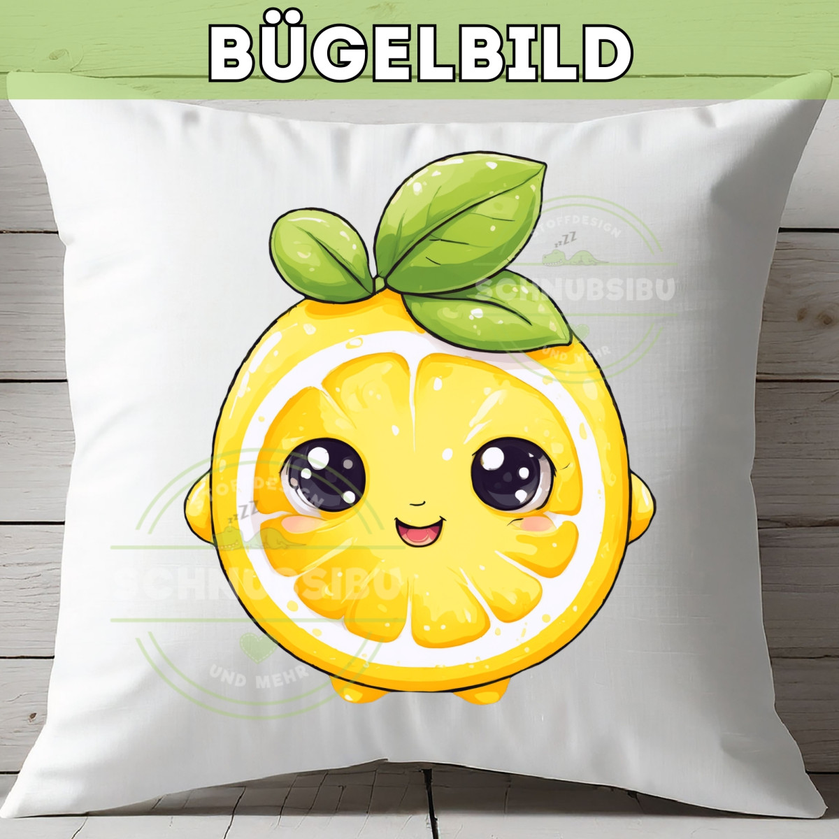 Bügelbild Kleine Zitrone